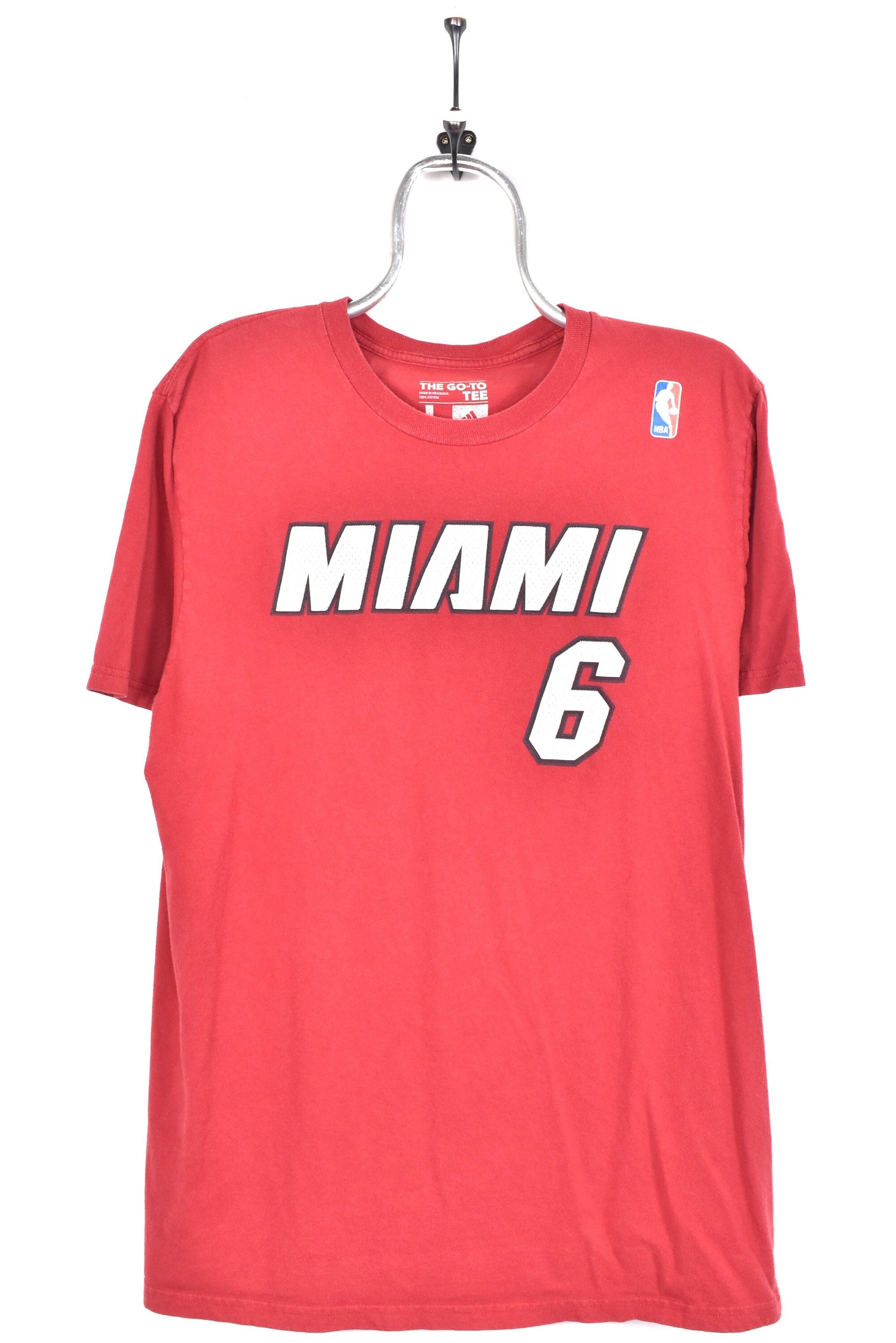 NBA, Shirts, Nba Tshirt Red Miami Heat Medium Shirt Vintage Basketball  Graphic Tshirt