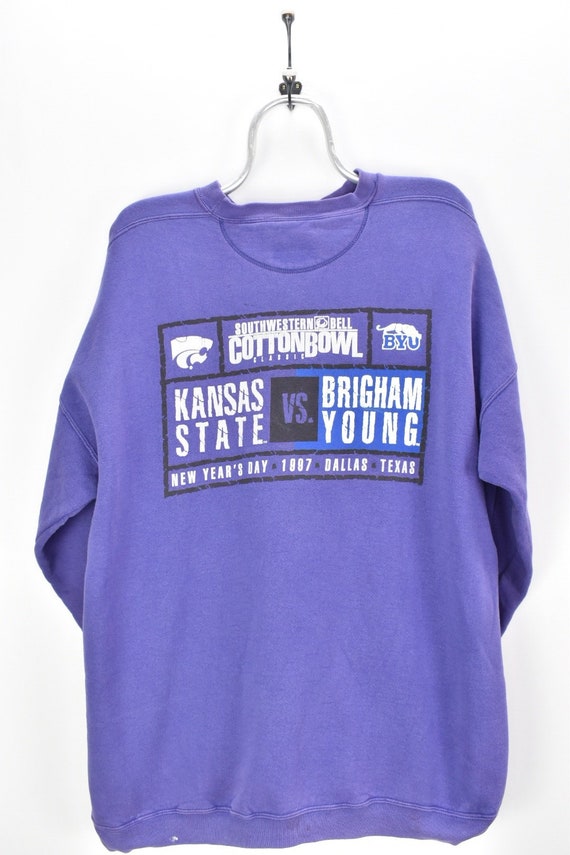 VINTAGE COLLEGE PURPLE sweatshirt | xxxl