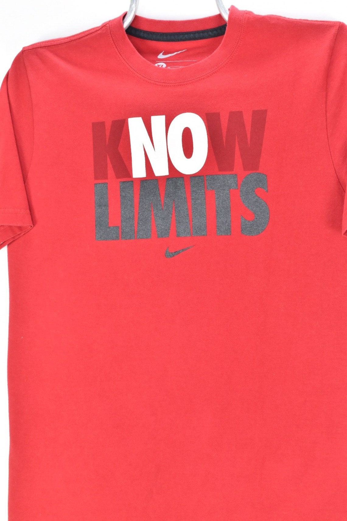 womens red nike t shirt