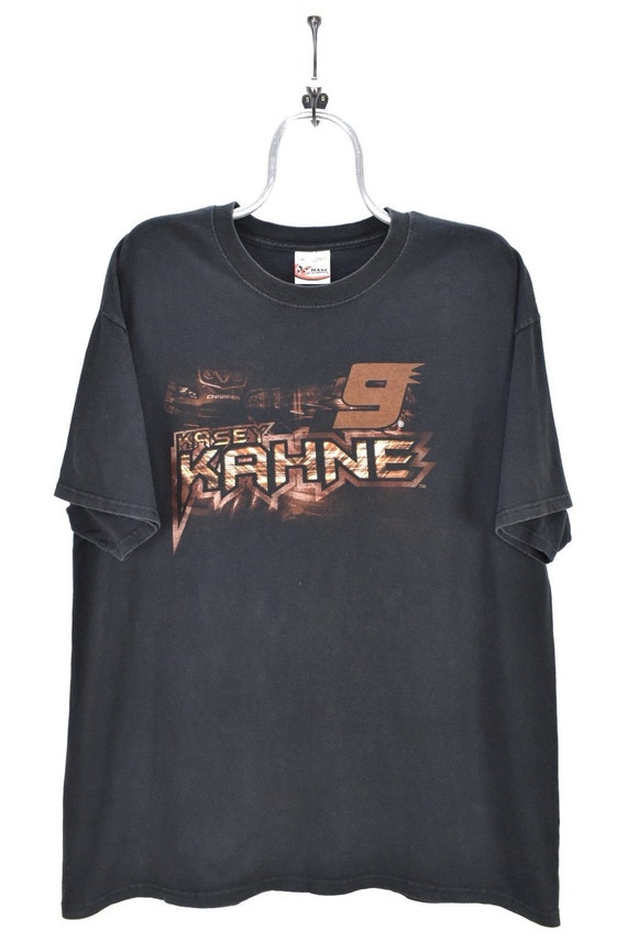 VINTAGE NASCAR BLACK t-shirt | xl