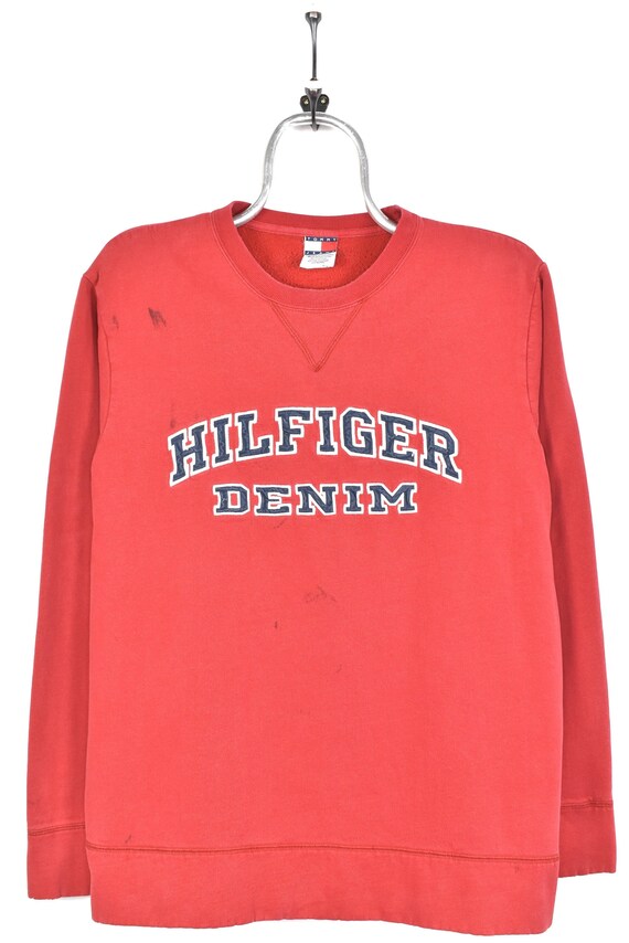 Vintage Tommy Hilfiger Sweatshirt Red 