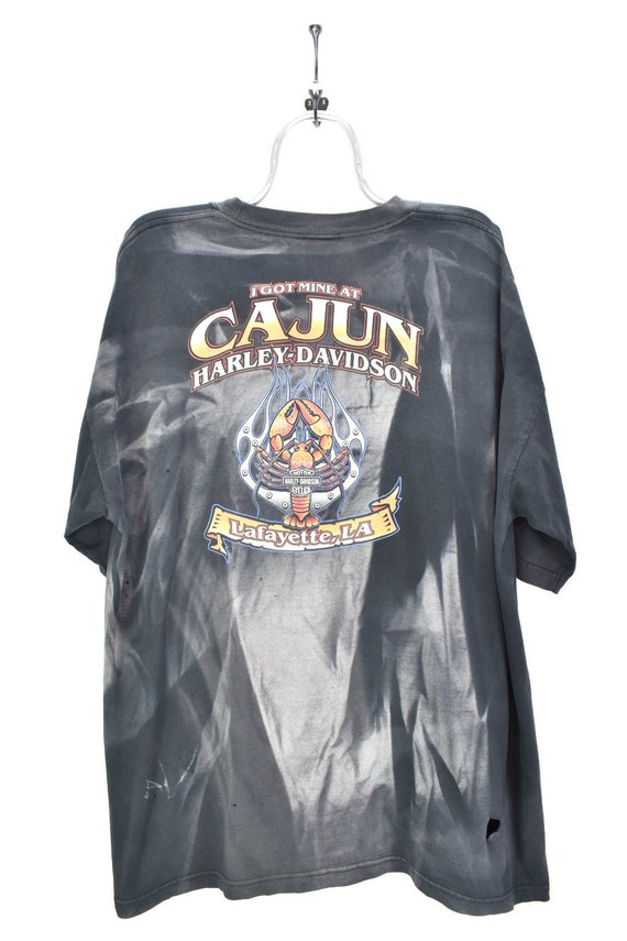 VINTAGE HARLEY DAVIDSON black t-shirt | xxxl