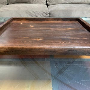 Ottoman tray -made to order- rustic serving tray breakfast tray wooden tray tea tray centerpiece