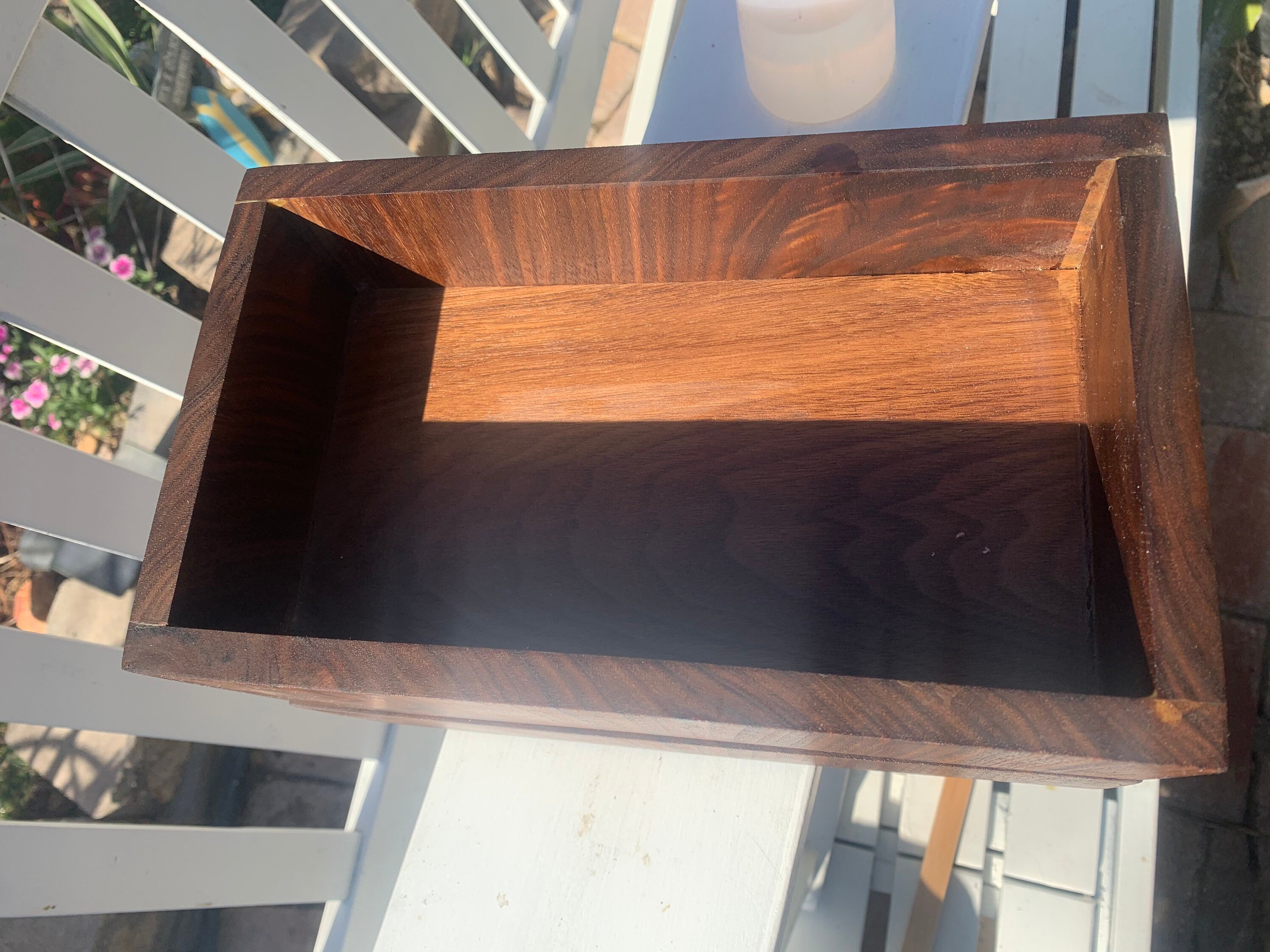 Walnut Catch All/box With Drawer/ Catch All With Drawer Etsy New Zealand