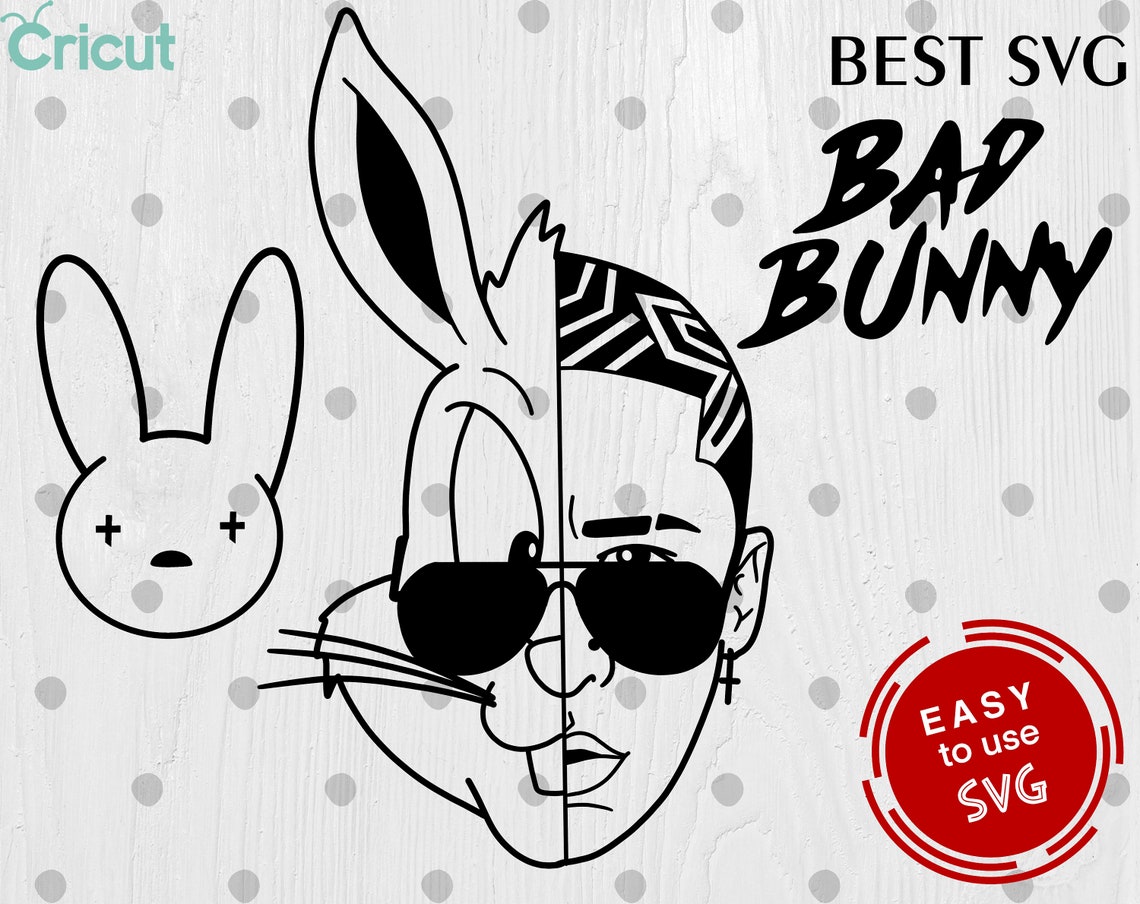 Bad Bunny bundle SVG Cricut svg Silhouette Cut File | Etsy