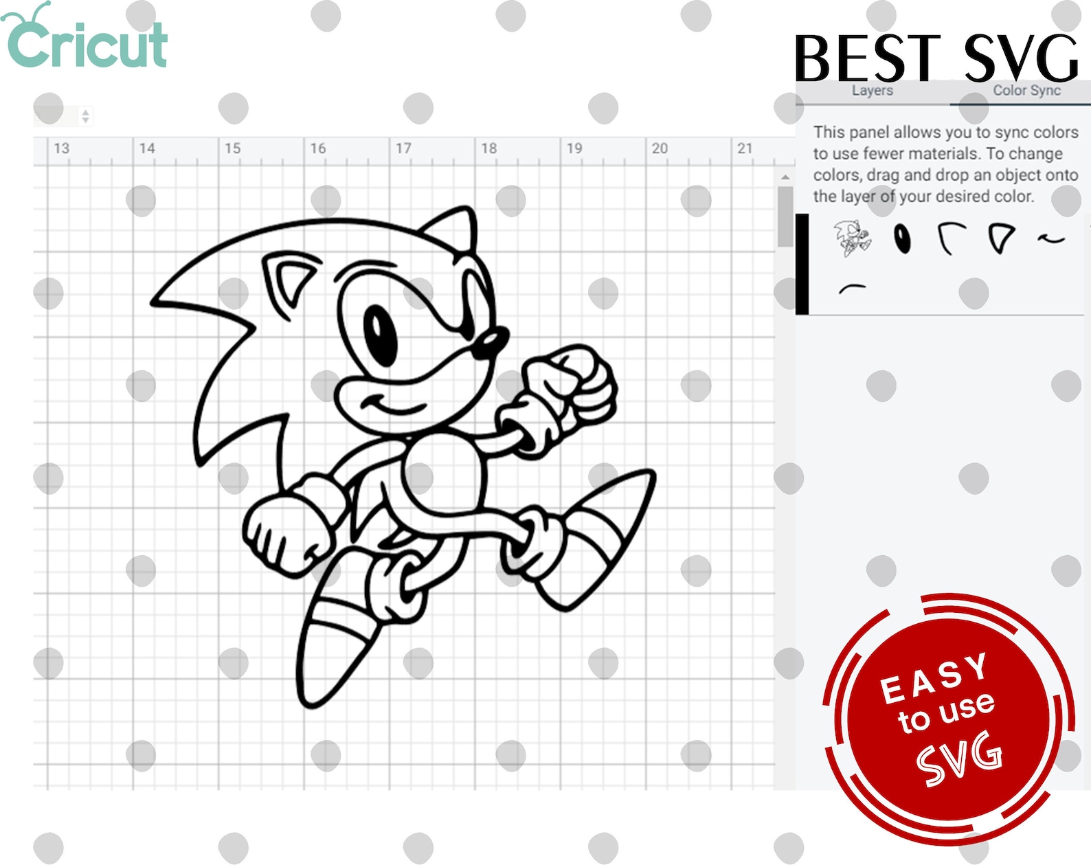 Sonic the hedgehog SVG Cricut svg Silhouette Cut File | Etsy