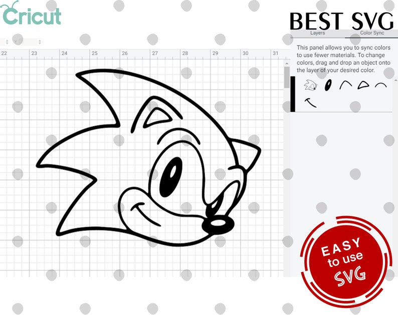 Download Sonic the hedgehog SVG Cricut svg Silhouette Cut File | Etsy