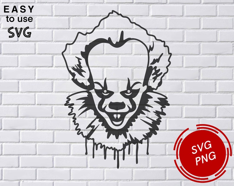 Download Pennywise SVG Halloween SVG it svg Cricut horror svg | Etsy