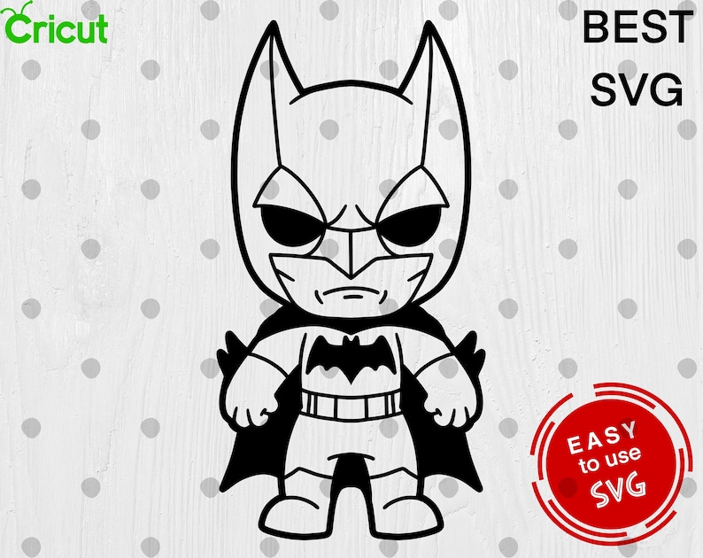 Batman SVG Cricut svg Silhouette Cut File Clipart digital Etsy