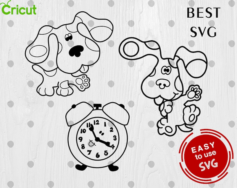 Download Blues Clues Bundle SVG Cricut svg Silhouette Cut File | Etsy