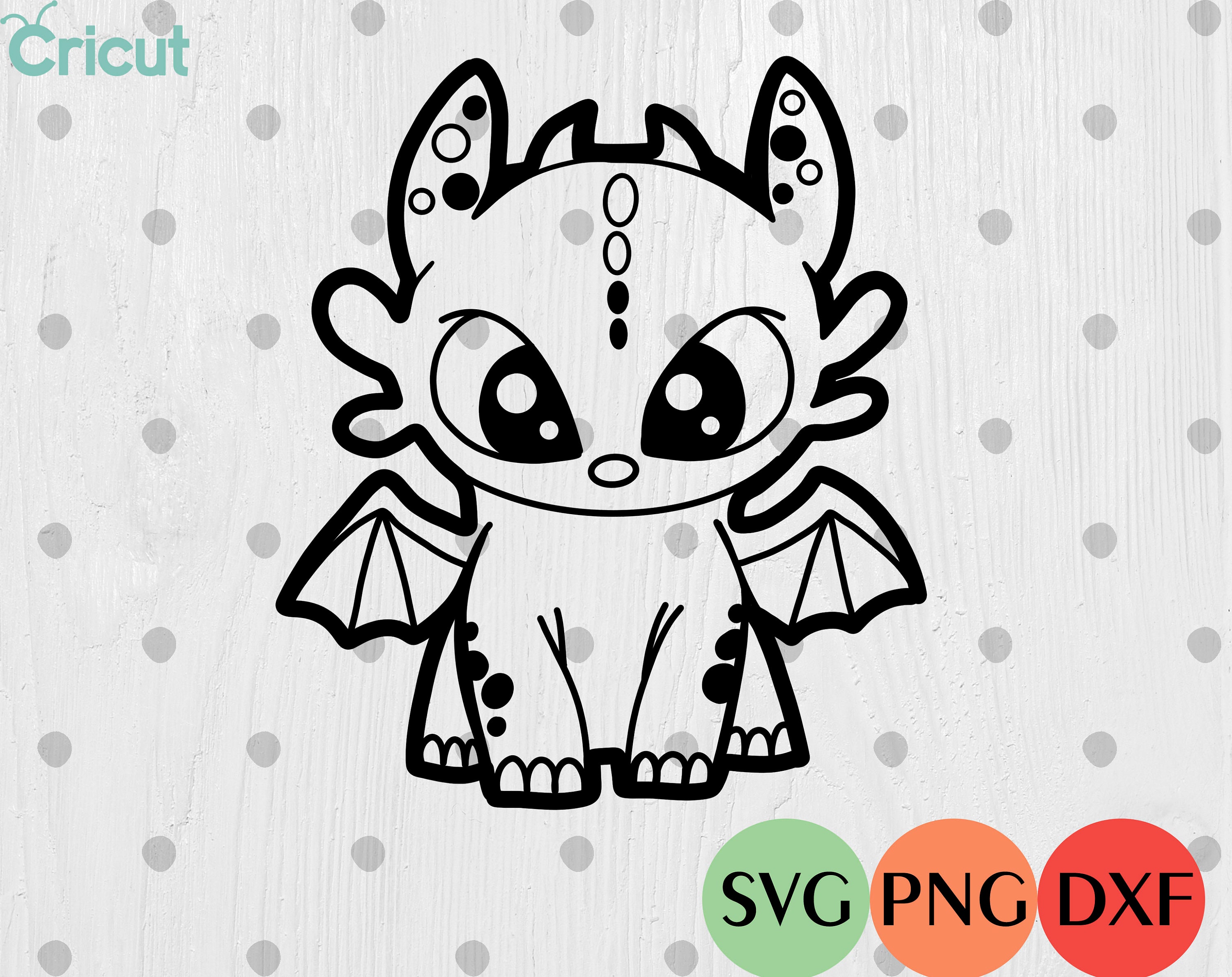 Toothless Face SVG