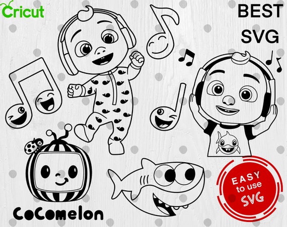 Download Cocomelon Bundle SVG Cricut svg Silhouette Cut File | Etsy