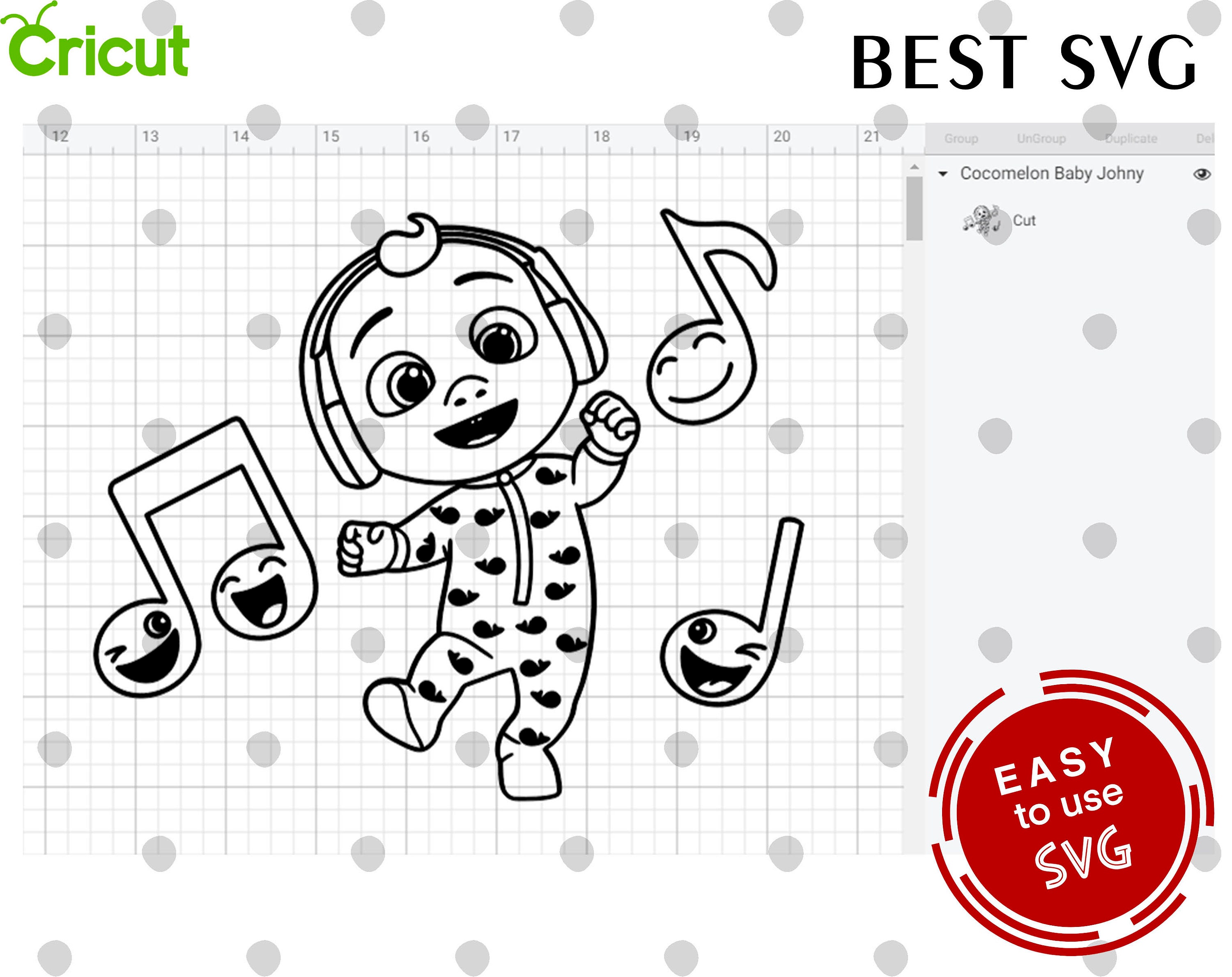 Download Cocomelon Bundle SVG Cricut svg Silhouette Cut File | Etsy