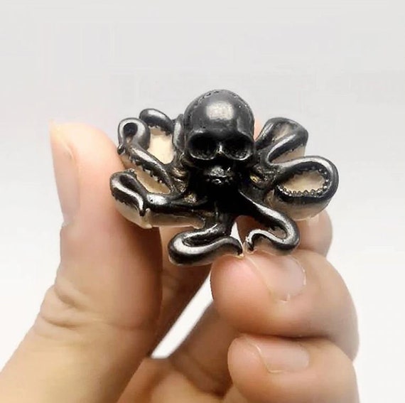 Skull Silicone Mold Handmade Concrete Diy Octopus Head Mould Goth