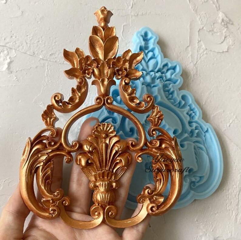 Relief Decorative Silicone Mold Plaster Silicone Mold Cake Etsy