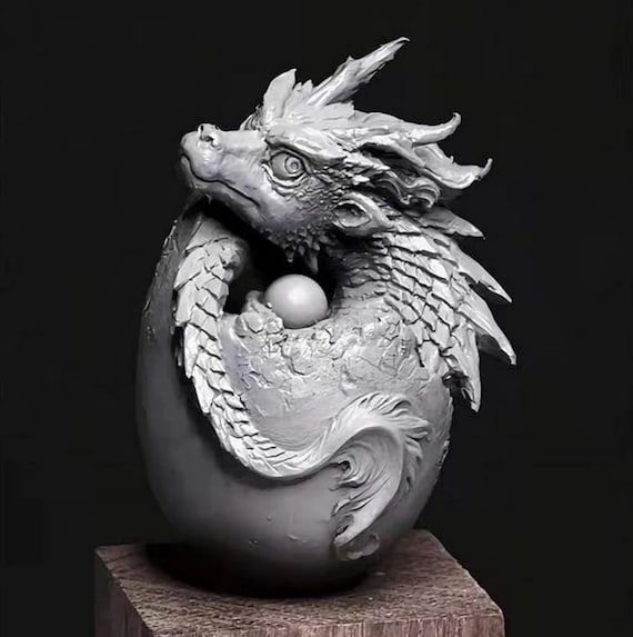 ESEDAGE Large Rose Dragon Mold Skull Dragon Candle Mold Thick Fly Dragon Mold Dinosaur Resin Casting Mold Resin Making Molds Silicone Mold for Candle Home