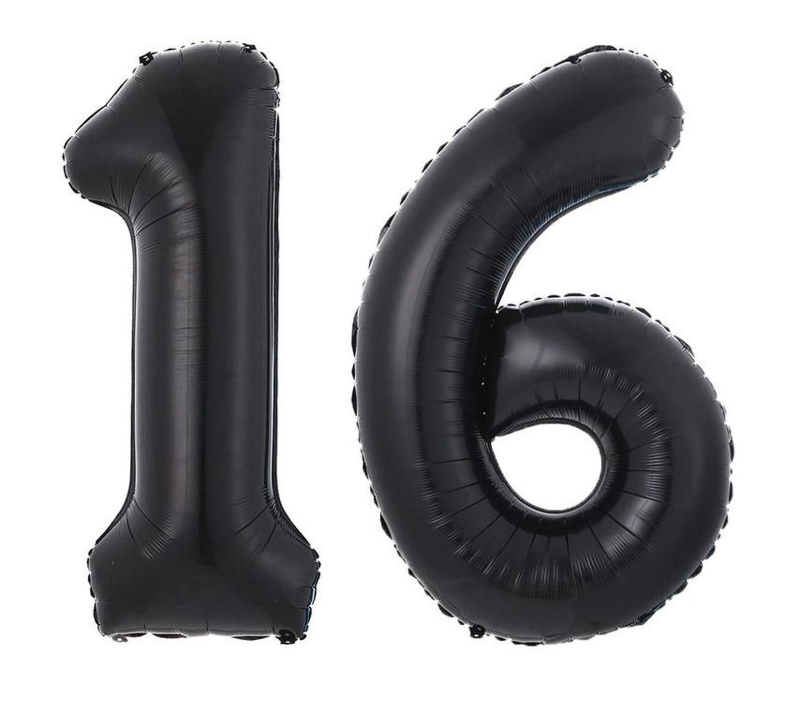 BLACK 40 Number Balloons black balloons Jumbo Black | Etsy