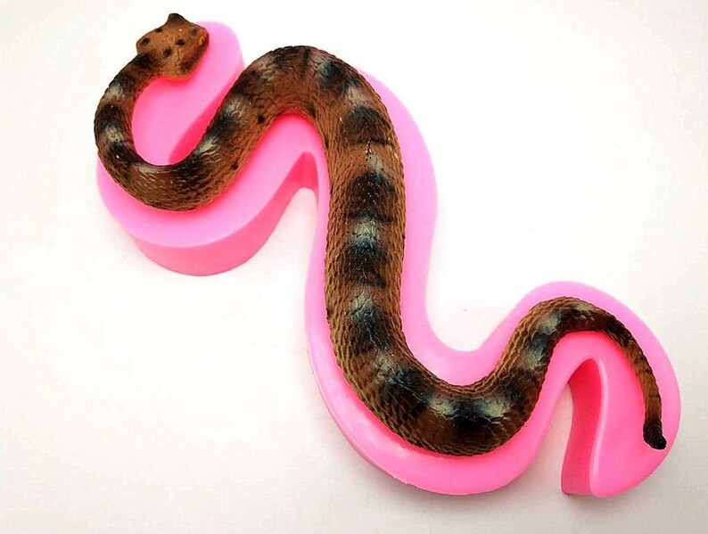 3D Snake Silicone Mold Candle Plaster Silicone Mold Cake Etsy
