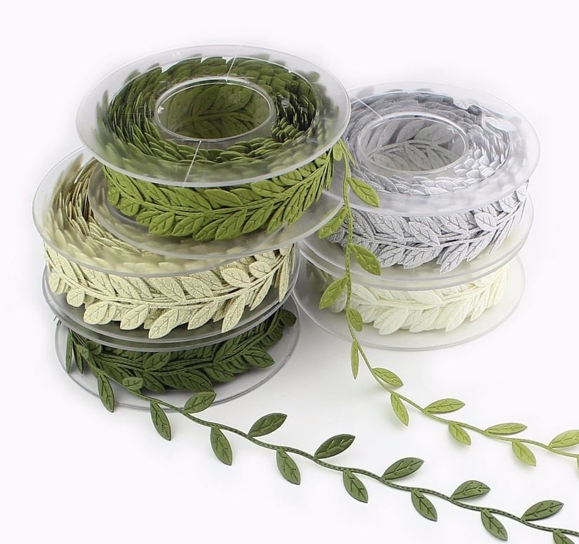 Olive Leaves Ribbon | Paper Source