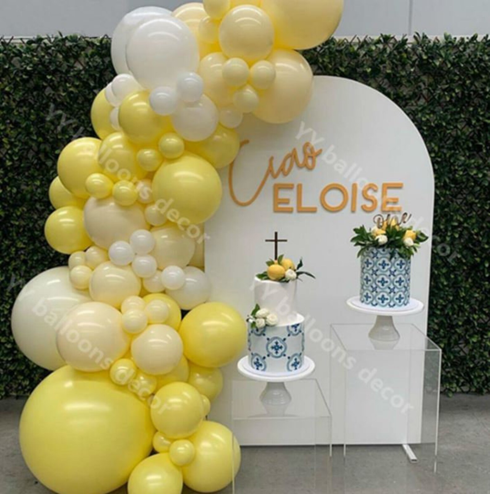 82Pcs Yellow Balloons Garland Arch Kit for Baby Shower Etsy