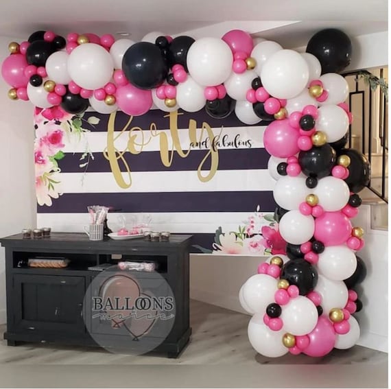 Hot Pink Balloons, 50 PCS 5 Inch, Dark Pink Balloons, Hot Pink Party  Decorations, Latex Balloons, Balloons for Arch Decoration, Balloons for  Birthday