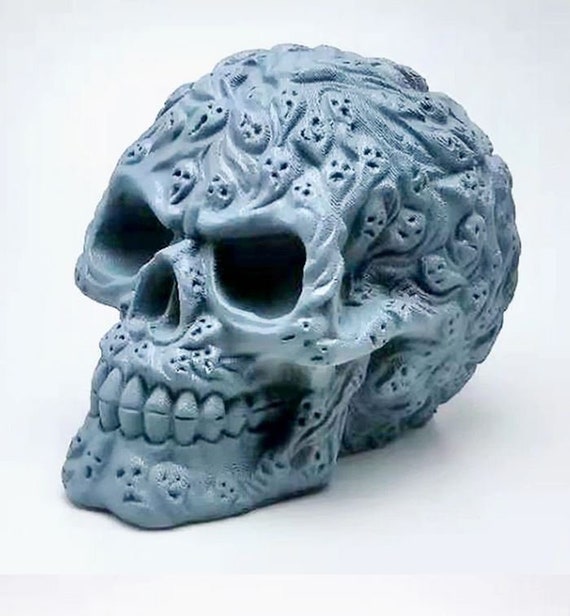 1:1 Actual Size 3D Skull Silicone Mold, Candle Plaster Silicone Mold, Cake  Mold, Chocolate Mold, Decoration Tools -  Singapore