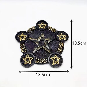 CASAFUN 3 Sizes Star Concrete Mold Candle Jar Mold 3D Pentagram Shaped Silicone Mold Home Diy Concrete Cement Jesmonite Raysin Epoxy Resin Casting Mo