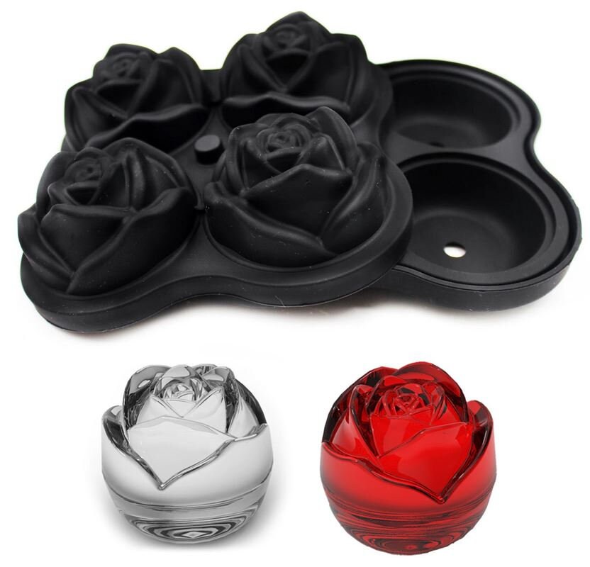 ICE MOULD 3D ROSE SILICONE MOLD – BARSOUL BARTENDING