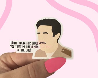 SCREAM (Movie) Themed Sticker - Deputy Dewey