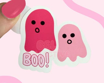 Pink Ghosts Sticker