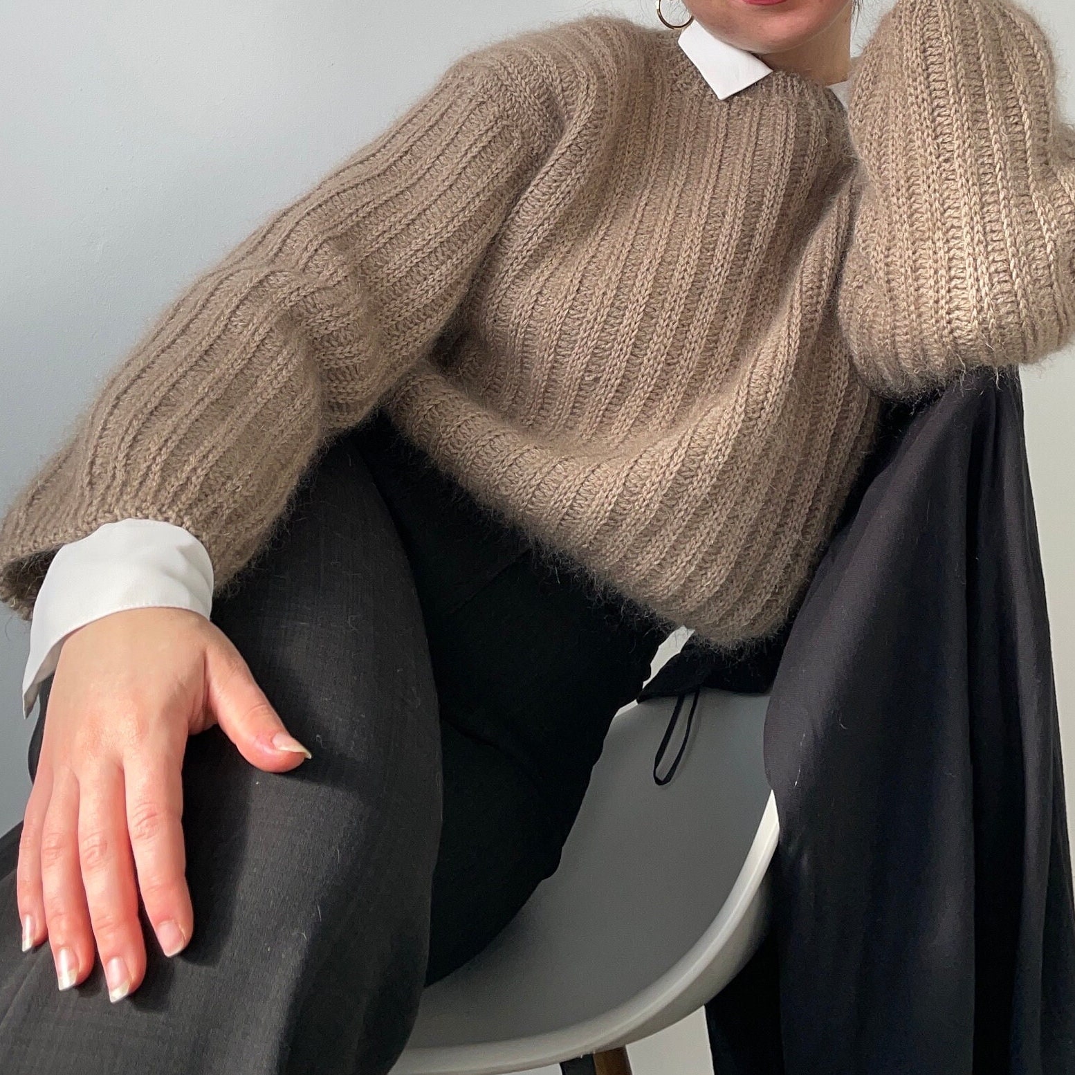 Sweater Ribbed Types Ribbed Sweater Crochet Pattern, Easy Made-to-measure Instructions ...