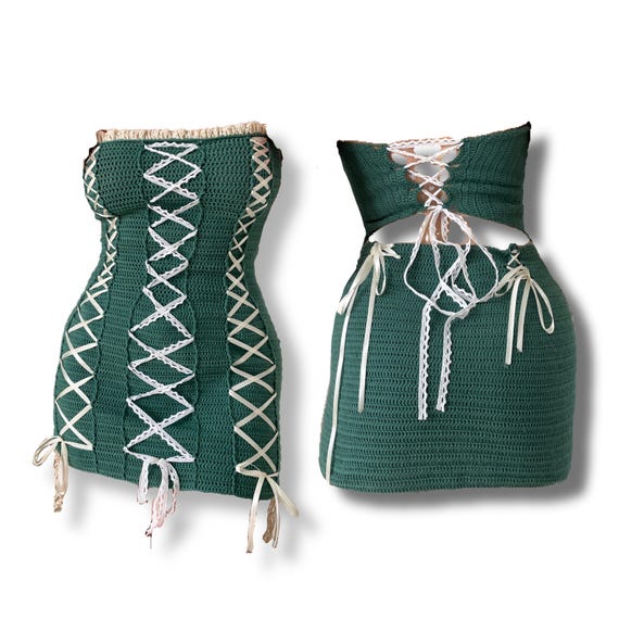 corset dress crochet pattern Crochet Corset Dress Pattern