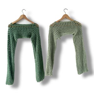 Shrug-Muster, Häkelärmel, Netzärmel, PDF-Häkelmuster