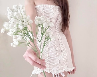 crochet corset dress pattern Crochet dress, crochet corset dress, crochet corset, crochet pattern , crochet  dress inspo