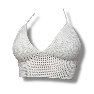 Einfaches Häkeltop-Muster, Häkel-Bralette, anfängerfreundliches Muster