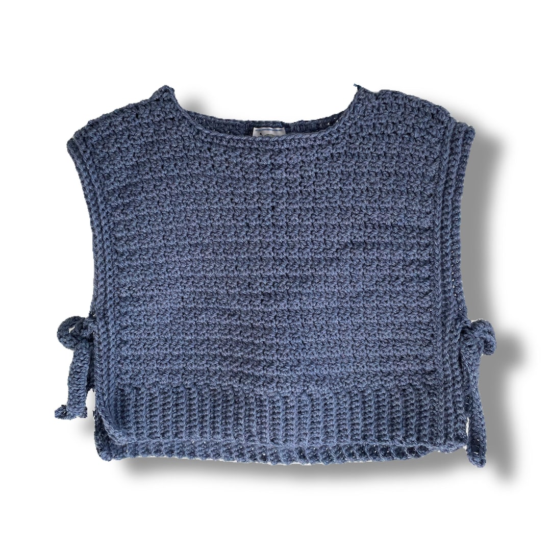 トップス MEDI SHELL MOTIF CROCHET KNIT VEST ameri ameri MEDI SHELL MOTIF CROCHET KNIT VEST