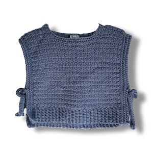 Crochet Vest PATTERN, With Adjustable Straps, Winter Sweater