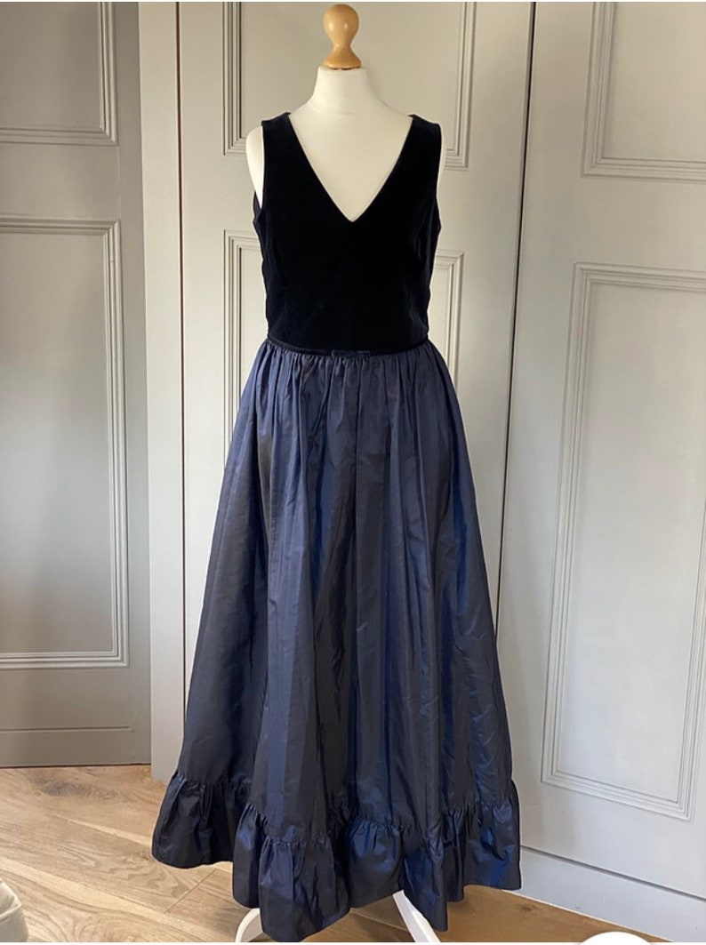 vintage laura ashley maxi dress