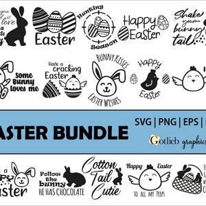 Funny Easter SVG Cut Files, Spring Quote Bundle SVG, Happy Easter svg, lapin de Pâques svg, easter bundle svg, easter quote svg, chocolate svg