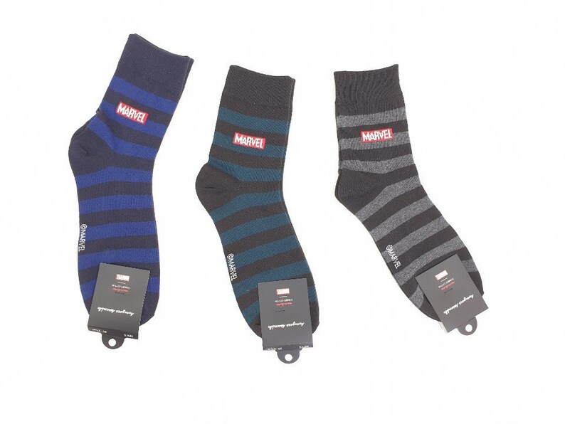 3 MARVEL Socks for S~M size,Birthday Gifts.