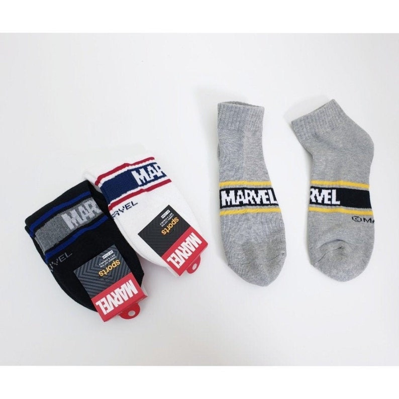 3 MARVEL Socks for S~M size,Birthday Gifts.