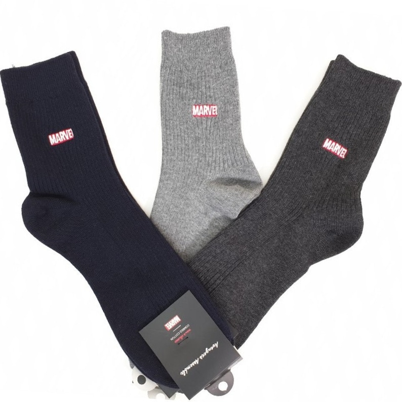 3 MARVEL Socks for S~M size,Birthday Gifts.
