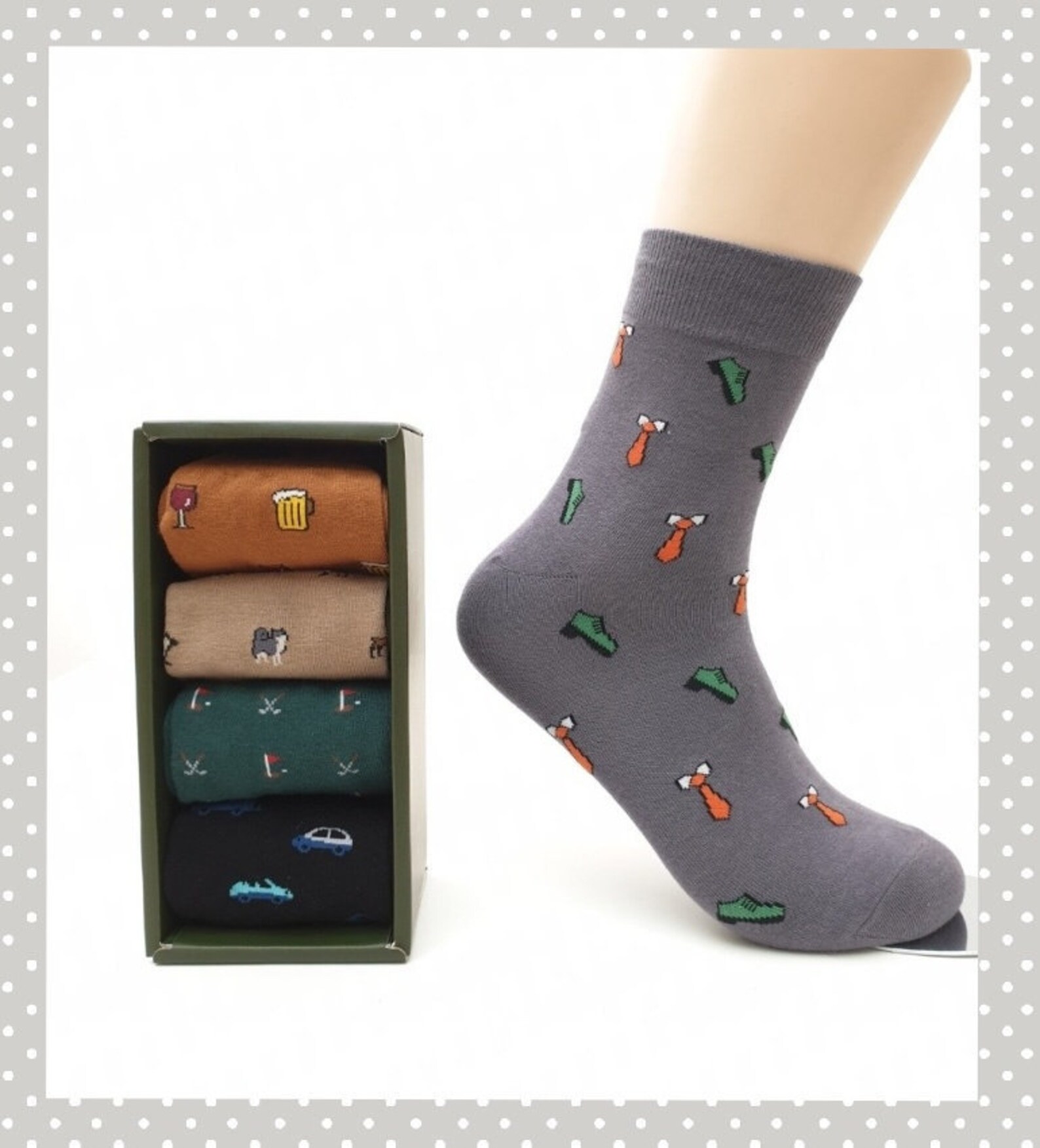 Men's Novelty 5 Socks Gift Box Birthday Gift for Men.. Etsy