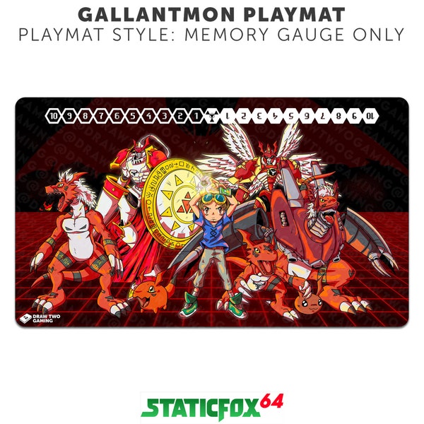 Gallantmon Takato Tamers Digimon Card Game Playmat