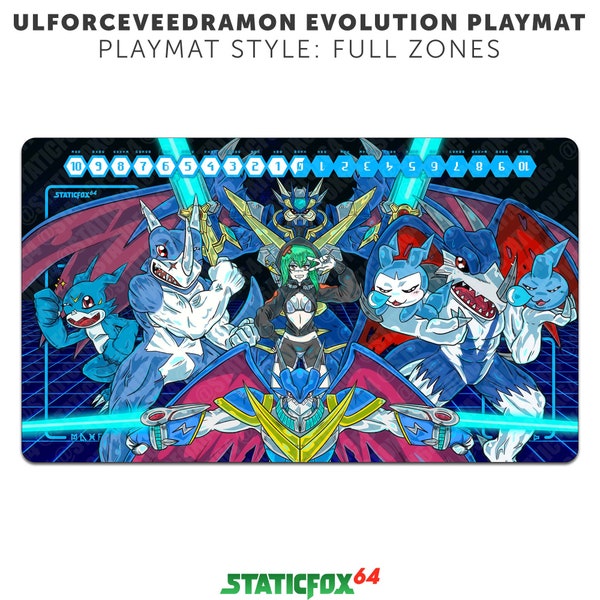 UlforceVeedramon Evolution Digimon TCG Playmat