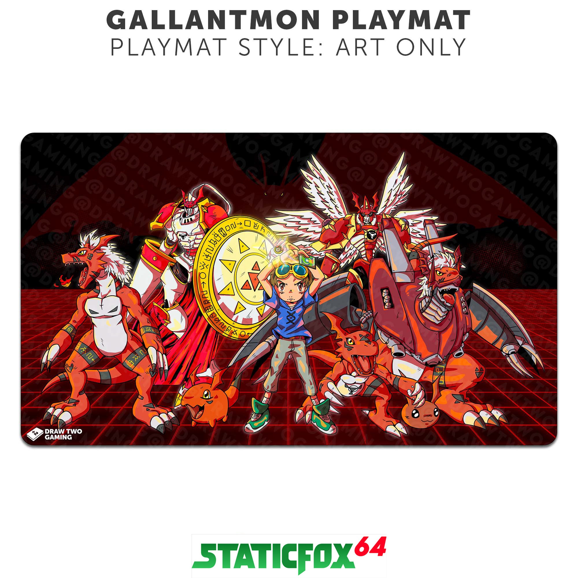 Gallantmon Takato Tamers Digimon Card Game Playmat Etsy Australia