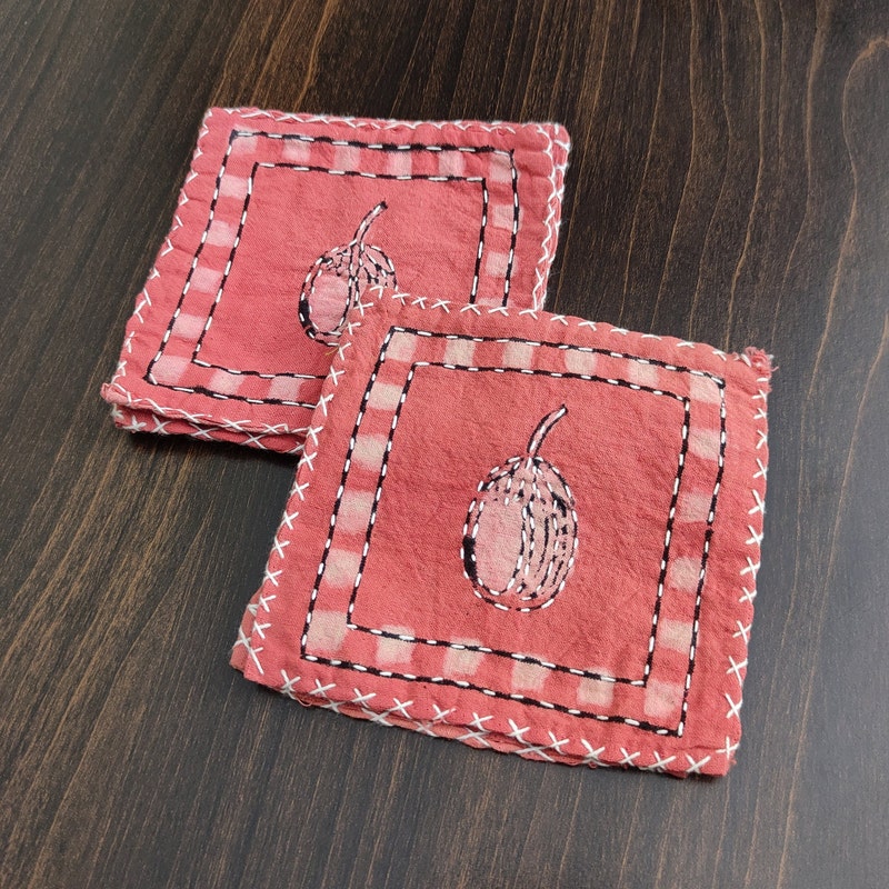 Chandi Mati Kantha Work Cotton Coaster