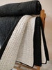 Solid Black Cotton Kantha Quilt, Throw, Bedspread, Handmade Bedding, Blanket, Hippie King Queen Twin Size Coverlets, Boho Hand Quilt ART#154 