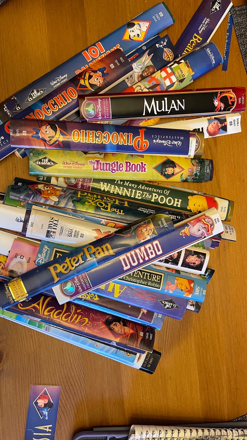 VHS Bookmarks, VHS spine bookmark, Movie Bookmark, Gift for movie lover, Book lover gift, Nostalgic gift for her, Bookmark for teen Girl,NOP image 5