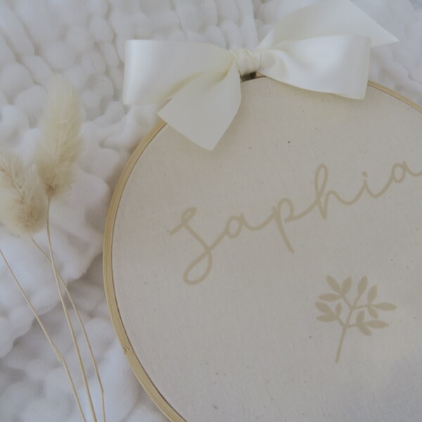 UNIQUE Cerceau à Broder En Bois - 12.7cm / 5″ - Les Tissus